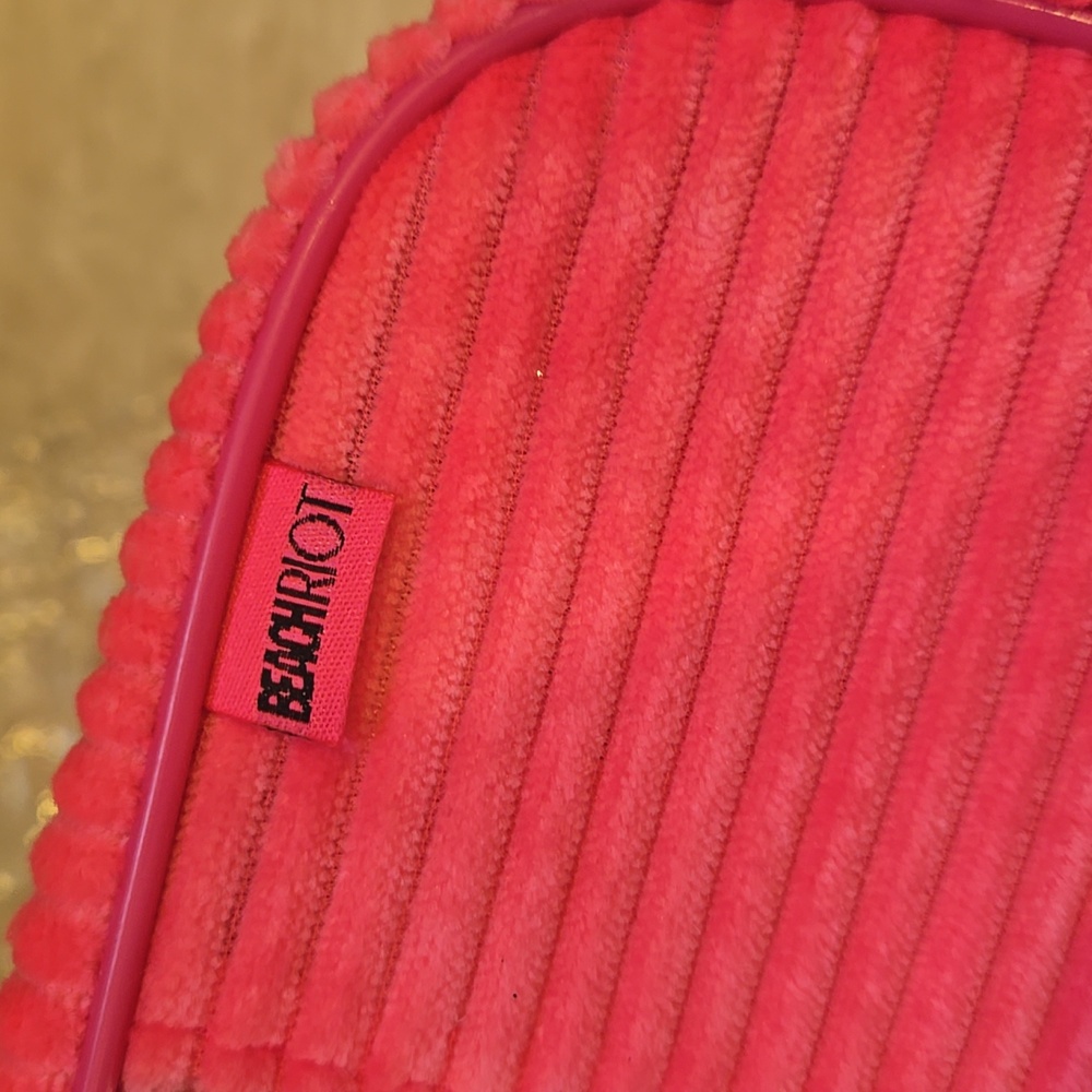 New Beach Riot Pink Ribbed Zipper Travel Duo - Picture 5 of 7